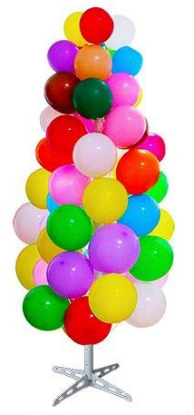 Árbol Expositor para Globos de 1,80m (Blanco)