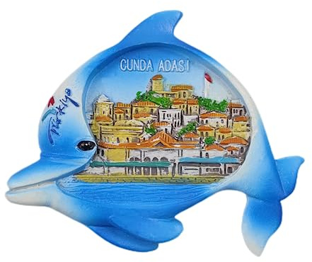 Cunda Island Ayvalik Türkei Kühlschrankmagnet 3D Reise Souvenir Kühlschrank Dekoration Magnetaufkleber Handwerk Sammlung