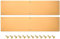 sourcing map 2 placas de puerta de aluminio de 10,2 x 40,6 cm de grosor, para puerta delantera exterior o puerta trasera, color dorado