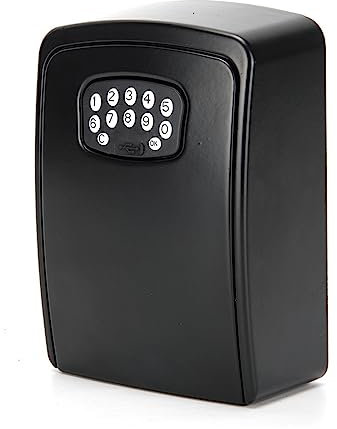Schlüsselkasten, Schlüsselsafe for den Außenbereich, wasserdicht, intelligente Schlüsselaufbewahrung, Geheimbox mit Code, Tuya-App, Entriegelung, Wandmontage, Diebstahlschutz, Schlüsselsafe-Organizer
