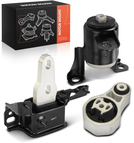 Frankberg 1x Engine Mounts + 1x Transmission Mount + 1x Torque Support Bearing Compatible with B-Max JK 1.0L-1.6L 2012-2024 Fiesta VI CB1 CCN 1.0L-1.6L 2008-2017 Fiesta VI Van Replace# 8V5Z6038D