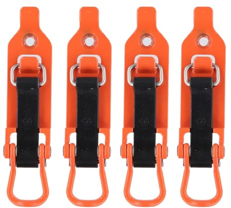 DcnrInsr Fist Clamp Car Trailer RV Boat Home Accessories Orange Metal for Mounting Tools Equipment Auto Wall Mounting Brackets