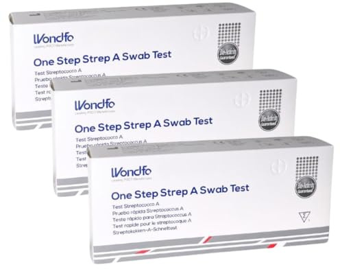 gef + medica - 3 Tamponi Streptococco A - Test Faringeo per la Rilevazione dello Streptococco del Gruppo A | Facile ed Affidabile