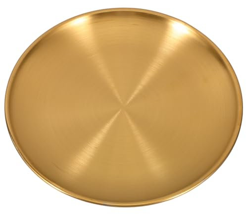 EXHUMKY Bandeja De Frutas De Acero Inoxidable Pedestal Elegante y Espaciosa Para Postres Para Fiestas y Reuniones Diseño Moderno y Versátil