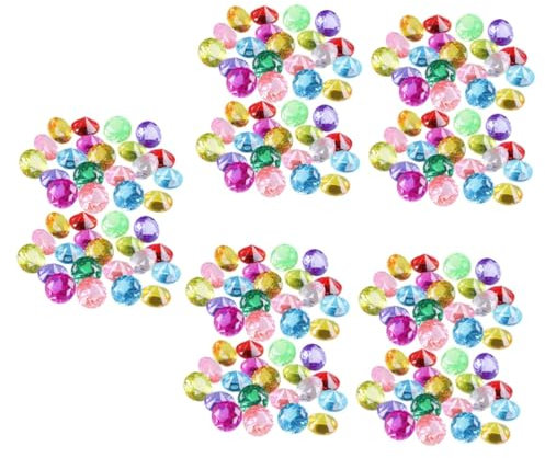 Toyvian 300pcs Swimming Pool Diving Toys Gem Toys for Boys and Girls Beach Games Pool
