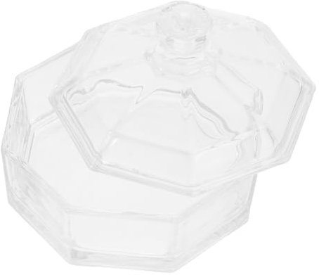 LIGIGWASH Bol à Bonbons Conserve les Aliments Frais Pot à Biscuits avec Couvercle en Verre Pratique et Élégant Facile à Transporter, pour Table de Fête ou Usage Quotidien