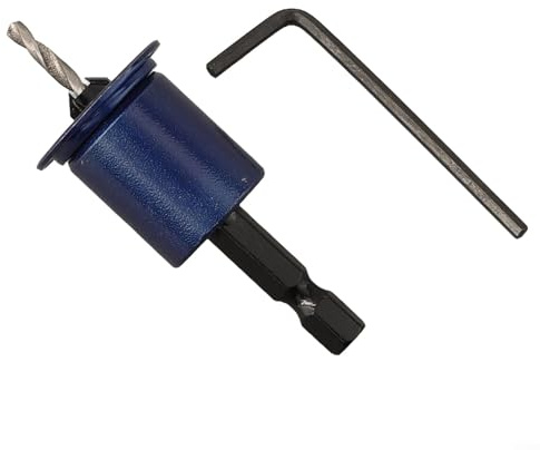 Broca avellanadora de 8 mm, limitador de núcleo, fresadora, Herramienta para carpintería con Collar de Tope Ajustable