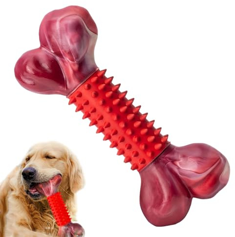 Genérico Juguetes Masticables para Perros En Forma De Hueso - Canino | Barra De Limpieza para Masticación Dura para Interiores Exteriores Hogar Parques