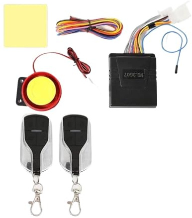 Alarma de Coche 12V, Sistema Alarma Impermeable for Motocicleta, Control Remoto Seguridad antirrobo, señalización for Moto