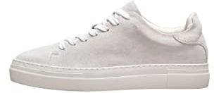 SELETED HOMME Homme Slhdavid Noos O Baskets Chunky Suede, Blanc, 44 EU