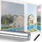Linarun One Way Window Film 75x400 Reflective Window Films Privacy Film for Glass Windows Anti Glare UV Heat Reducing Window Tint Film,Static Cling,ilver,Silver