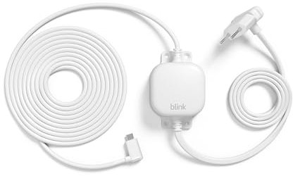 Witterungsbeständiges Netzteil von Blink (4 m) für die Blink Mini 2 (weiß)