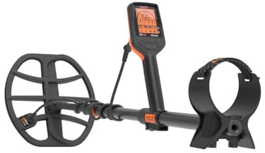 Quest Metal Detector X10 IDmaxX with High Performance Blade 11x10 TurboD Dual D Coil Waterproof Lightweight Built-in USB-C Rechargeable Battery LED Speaker Backlight and