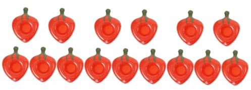 Alasum Aufblasbare Getränkehalter Aus PVC Bierhalter Für Pool Und Strandpartys Erdbeer-Form Schwimmmatten Für Getränke 1 Stück