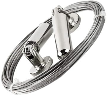 Ciieeo Vorhangdraht Aus Edelstahl Zum Aufhängen Von Vorhängen Fotos Wäscheleinendraht Flexibel Verstellbar Für Fenster Und Balkontüren