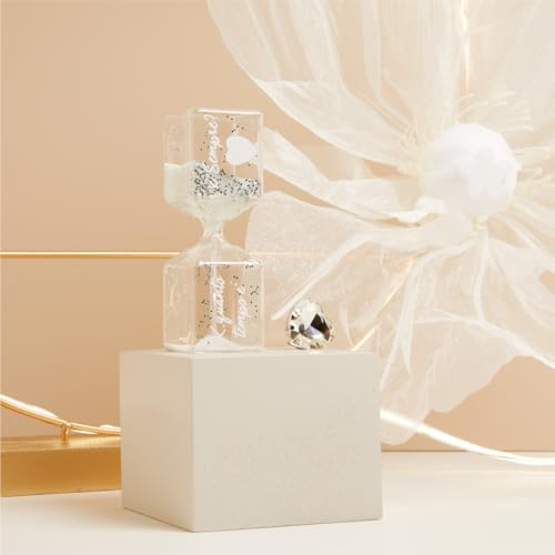 CLARALUNA Clessidra con Sabbia Bianca 2025, Bomboniera Matrimonio