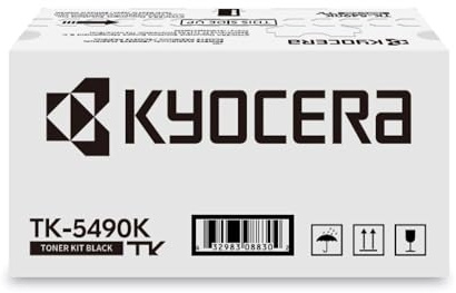 Kyocera TK-5490K Toner Drucker Schwarz. Original Tonerkartusche 1T0C220NL1. Drucker Toner kompatibel für PA2101cx, PA2101cwx, MA2101cfx, MA2101cwfx. Druckertoner für bis zu 2800 Seiten