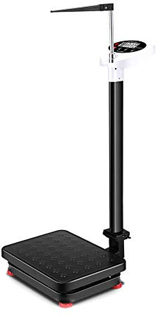 YSXXIAN Balance médicale avec toise rétractable, Mesure précise, écran LED, charg USB, 180 kg/396 LB, Balance à Colonne numérique, 190 cm