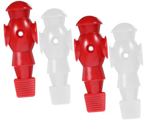 ibasenice 4 Stück Fußball-maschinenpuppe Fußballfiguren Kickerfigur Mini-fußballer-Statue Kickerspieler-Statue Puppen Für Tischfußballspieler Tischfußballzubehör Harz