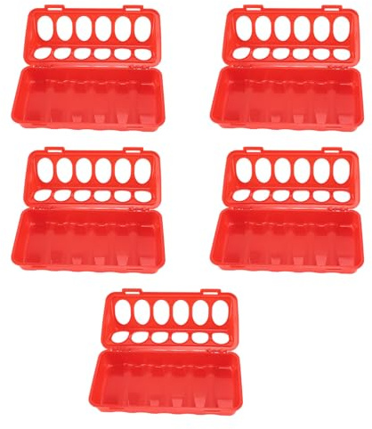 5 st Flip Top Bird Små Fjäderfämatare, Plast Ankungen Vaktel Drinker för Pigeon Chicken Waterer Fjäderfä Matningsbricka för Pigeon, Vaktlar, Ankungar Fåglar, Anka, Kyckling
