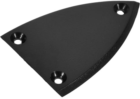 Halsstababdeckung Gr15 Kunststoff Dreieckige mit 3 Löchern Schwarze | 1 Stück, Passend für E-gitarre und Bass, Effektiver Schutz, Ersatzteil für Instrumente