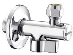 PIANA serie 0350 B 400 CR Rubinetto 1/2 a sfera sottolavabo con filtro - cromato - calotta bassa