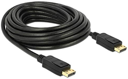 Delock Kabel DisplayPort 1.2 Stecker > DisplayPort Stecker 4K 60 Hz 7 m schwarz