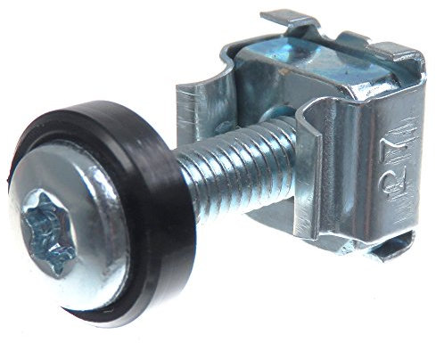 Dadi in gabbia SECCARO M5 in set, per montaggio a cremagliera, acciaio zincato, vite da 20 mm con cava esalobata (TX), rondella, 20 pezzi