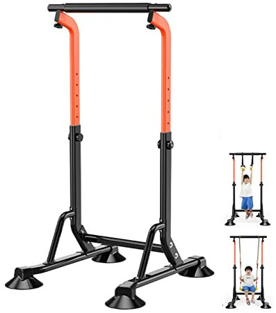 LXLZYXSF Klimmzugstangen Gymnastikstange Gymnastik Klimmzugstangenständer Horizontale Balken Zum 5-15 Jahre Alte Kinder, Höhenverstellbar Heim Fitnessstudio Krafttraining Trainingsgeräte