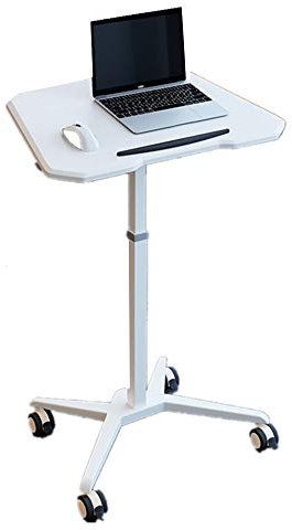 Rednerpult, tragbar, höhenverstellbar, Rednerpultständer, Laptop-Computer, mobil für Hochzeiten im Restaurant (weiß wie abgebildet)