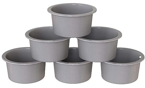 KEYFIVE Silicone 4 inch Cake Tin Round, 6 Pack 4'' Mini Cake Tins, 4inch Pie Tins for Baking Individual, 4 inch Silicone Moulds for Small Sponge Cakes, Meat Pork