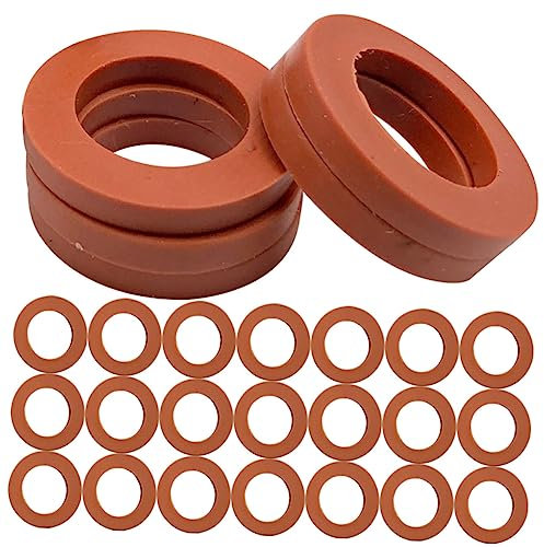 Supvox 100stücke Gummischlauchdichtungen Für Gartenschlauche Dichtscheiben Zum Unterlegen Mit Dichtung Ersatz Für Gummi Dichtungsringe Und Beilagscheiben Geeignet Als Gartenschlauchzubehö