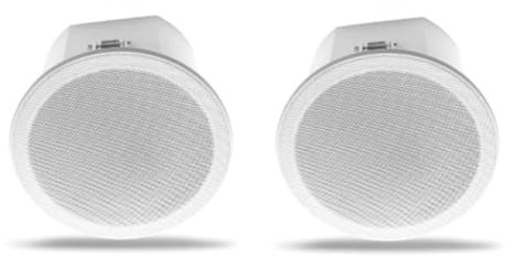 Aiciyimo Amplificateur Intégré Gamme Complète Bluetoothback Cover Home Cinéma Musique de Fond Haut-Parleur de Plafond (D) Installation Facile Facile à Utiliser