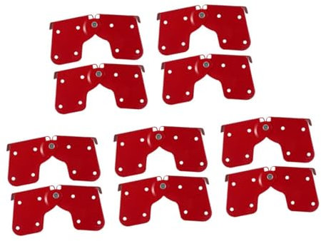 5 Sets Klappleiter-Scharniere, Ersatzteil, 2 x 5 Dachbodenleiter-Scharniere für Trittleitern, Spurstange im Lieferumfang enthalten