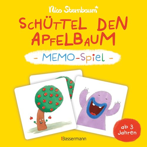 Schüttel den Apfelbaum – Memo-Spiel mit 40 Spielkarten im Karton. Ab 3 Jahren: Das lustige Merkspiel zum Spiegel-Bestseller