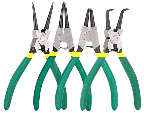 Anillos Elásticos Alicates - Anillos Elásticos Pinzas | Conjunto De Pinzas Para Anillos De Seguridad | Contenedores Criminales Terminal De Barril Abierto No Aislados | Conjunto De Pinzas Para