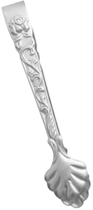 Hemobllo Pince à Sucre En Acier Inoxydable, Mini-pince De Service Argentée, Motif Rose Gravé, Résistante Et Légère, Pour Restaurants, Bars Et Cafés, Usage Glace Et Sucre En Morceaux