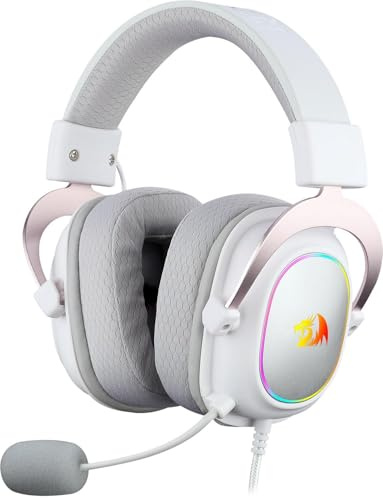 Redragon H510 Zeus X Gaming Headset med Flexibel Mikrofon - 7.1-ljud - RGB-belysning - Justerbart huvudband - Pad