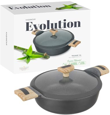 Tegame 24 cm con coperchio Evolution