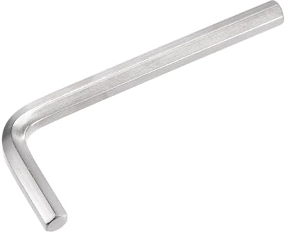 TOP-VIGOR 1Pcs 8mm Hex Key Wrench, Metric CR-V L Shaped Allen Key Imperial Hexagon Head Spanner Tool for Repairing, Installation