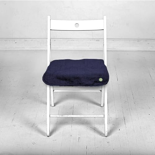 PeapodMats Stuhlunterlagen für Inkontinenz, waschbar, wasserdicht, Stuhl- und Bett-Inkontinenzeinlagen, geeignet für Kinder, Erwachsene, ältere Menschen und Haustiere, 3,8 x 3,8 cm, Marineblau