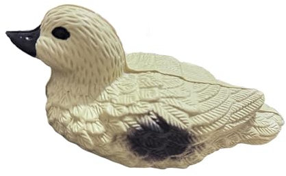 Milageto Lake Duck Decor, Tierstatue, Miniaturlandschaft, realistische Gartenverzierung Teichdekoration für den Lake Yard im Patio Lawn Lake Yard, Gelb