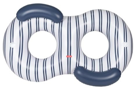 Flamingueo Bouee Piscine - Matelas Piscine, Bouée Gonflable, Bouee Piscine Adulte, Gonflable Plage, Accessoires Piscine, Bouee Geante (190 x 115 x 45 cm)