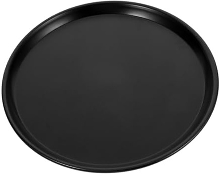 Holibanna Pizza Tray for Oven Round Metal Mesh Pizza Baking Tray Oven Crisper Pan for Pastry Sandwiches Sausage Patties Steak and More 12.60 in