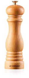 Le Creuset Molinillo de pimienta, Madera, 6.2 x 6.2 x 20.8 cm, Mecanismo de cerámica, Madera de haya, 96001900687000