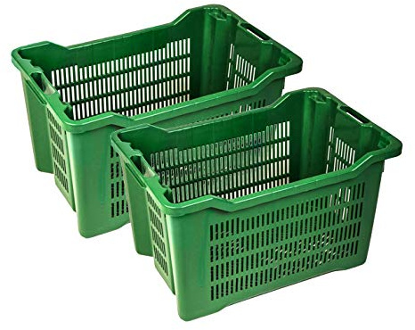 ICS Plastica 2 Cassette agricole impilabili aperte per olive