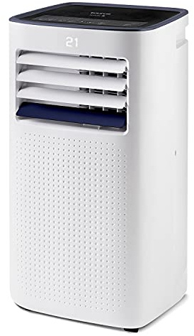 Taurus Cold Design - Aire acondicionado portátil. 3 en 1: frío, deshumidificador y ventilador. Silencioso. Temporizador. Con mando a distancia. Con kit ventana. Ruedas. Blanco. 780W.