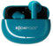 Boompods Skim Sustainable True Wireless Earbuds - Bluetooth Earphones with ENC Microphone & 20Hr Playtime, Water-Resistant Ear Buds Made from Ocean-Bound Plastic, Custom Controls & Gaming Mode, Blue