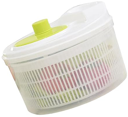 Cabilock Multi-Purpose Fruit and Vegetable Drain Basket Lid Plastic Easy to Clean for Home Kitchen and Salad Preparation