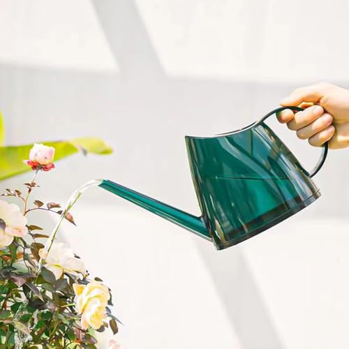 LPAMABA Gartengießkanne mit großem Fassungsvermögen, 1,4 l, Gießkanne für den Garten, mit langem Ausguss, Gießkanne für Zimmerpflanzen, Gießkanne, Gießkanne, Kunststoffpflanze, für Topfpflanzen